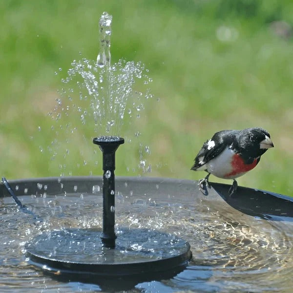 🔥Hot Sales 55% OFF🔥Solar Fountain, Solar Powered Bird Bath Fountain Pump with 4 Nozzles 1.4W Solar Panel Kit Water Pump, Outdoor Watering Submersible Pump for Pond, Pool, Garden, Fish Tank